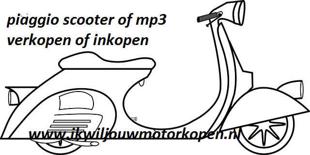 piaggio scooter of mp3 verkopen of inkopen